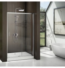 Душевая дверь в нишу Ceruttispa Gloria D120 120 см, профиль хром