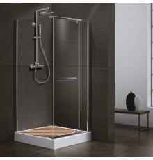 Душевой уголок Ceruttispa ZQ91T 90x90, профиль хром