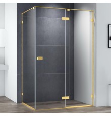 Душевой уголок Cezares Bellagio BELLAGIO-AH-1-140/80-C-BORO 140х80, брашированное золото