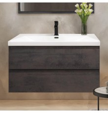 Тумба с раковиной Cezares Molveno 100, ossido, раковина Cezares CZR-1188-1000/500