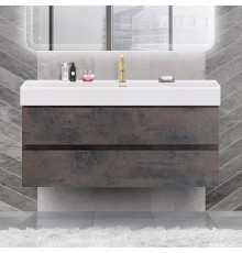 Тумба с раковиной Cezares Molveno 46 120 ossido, с раковиной Cezares CZR-MIL-120-LVB