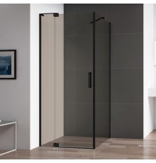 Душевой уголок Cezares Slider AH 1 100-100/110 BR Nero профиль черный, стекло бронза
