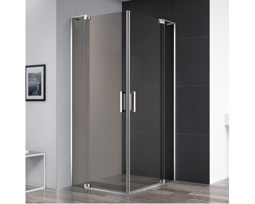 Душевой уголок Cezares Slider A 2 80/90 BR Cr профиль хром, стекло бронза