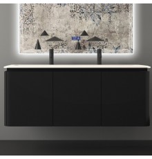 Тумба с раковиной Cezares Stylus 140, nero grafite