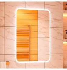 Зеркало CONTINENT Glamour 70х120 с подсветкой