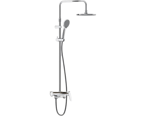 Душевая стойка Damixa Jupiter 977730000 хром, с полочкой