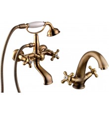 Комплект для ванной Lemark Vintage LM2812B + LM2806B