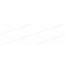 Плитка настенная Cersanit Vegas VGU052 глянцевая белая, рельеф