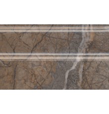 Плинтус Kerama Marazzi Театро глянцевый, ректифицированный 25х15, коричневый