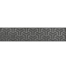 Бордюр Kerama Marazzi Ломбардиа матовый 25х5,4, антрацит