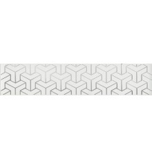 Бордюр Kerama Marazzi Ломбардиа матовый 25х5,4, белый