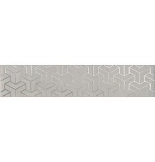 Бордюр Kerama Marazzi Ломбардиа матовый 25х5,4, серый