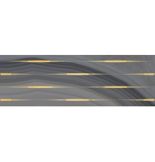 Декор Laparet Agat Lines глянцевый 20x60 серый