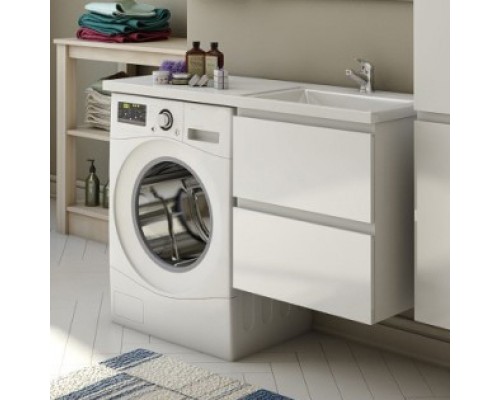 Тумба с раковиной Эстет Dallas Luxe 115 R подвесная, 2 ящика