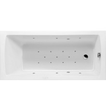 Акриловая ванна Excellent Aquaria WAEX.AQU17.RELAX 170x75 см, с гидромассажем, с каркасом, со сливом-переливом
