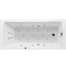 Акриловая ванна Excellent Aquaria WAEX.AQU17.ULTRA 170x75 см, с гидромассажем, с каркасом, со сливом-переливом