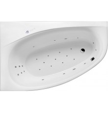 Акриловая ванна Excellent Kameleon WAEX.KML17.ULTRA L 170x110 см, угловая, с гидромассажем, с каркасом, со сливом-переливом, асимметричная