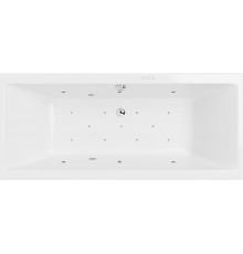 Акриловая ванна Excellent Pryzmat WAEX.PRY15.RELAX 150x75 см, с гидромассажем, с каркасом, со сливом-переливом