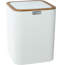 Мусорное ведро Fixsen White Wood FX-402-6 белое