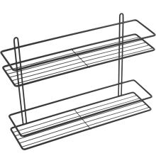 Полка Fixsen FX-730B-2 прямая, черная