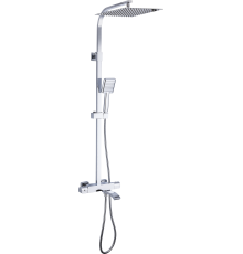 Душевая стойка Gappo G07 G2407-40 с термостатом, хром