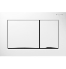 Кнопка смыва Geberit Omega 30 115.080.KJ.1 белая, хром