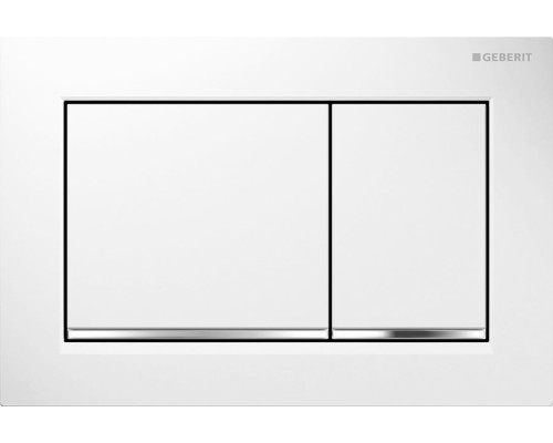 Кнопка смыва Geberit Omega 30 115.080.KJ.1 белая, хром