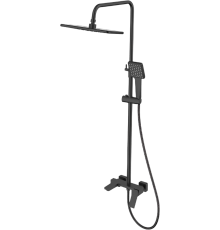 Душевая стойка Haiba HB24818-7 черная матовая