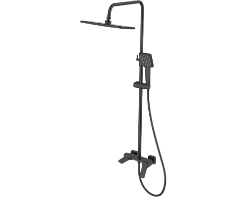 Душевая стойка Haiba HB24818-7 черная матовая