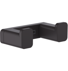 Крючок Hansgrohe AddStoris 41755670 двойной, матовый черный