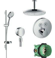 Душевой комплект Hansgrohe Raindance Select E 300 27337000+26630000+27506000+15743000+1800180