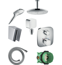 Душевой комплект Hansgrohe Raindance Select E 300 27337000+26520000+28331000+28272000+27414000+15708000+1800180