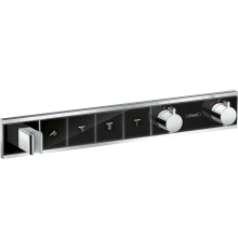 Термостатический смеситель Hansgrohe RainSelect 15357600 для душа, черный - хром