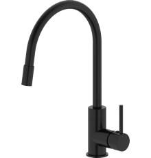 Смеситель для кухни IDDIS Kitchen 360 K36BLJ0i05 черный, с гибким изливом