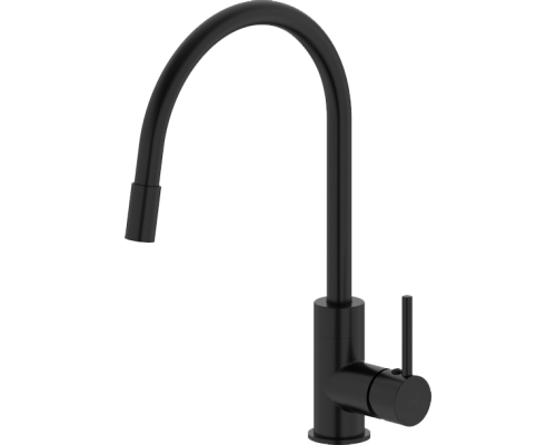 Смеситель для кухни IDDIS Kitchen 360 K36BLJ0i05 черный, с гибким изливом