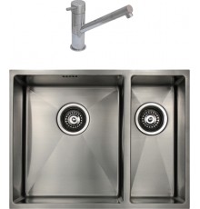 Комплект Мойка кухонная Seaman Eco Marino SME-575DR.A + Смеситель Barcelone SSL-5110 Water