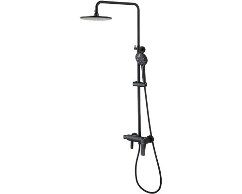 Душевая стойка Lemark Bronx LM3762BL черная