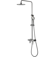 Душевая стойка Lemark Bronx LM3762GM графит