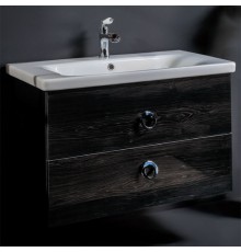 Тумба с раковиной Armadi Art NeoArt 80 black wood