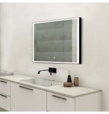 Зеркало Art Max Arezzo 100х80 черное