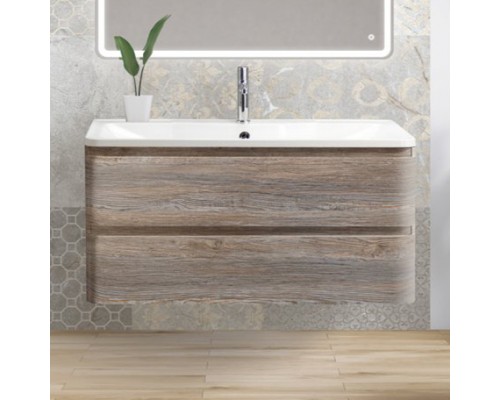 Тумба с раковиной BelBagno Albano 100 подвесная, pino scania