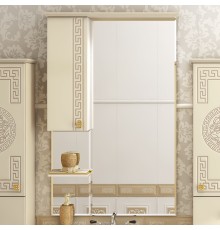 Зеркало Misty Olimpia Lux L 75 бежевая патина