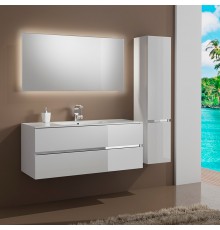 Мебель для ванной комнаты Sanvit Кубэ -2 120 белый глянец