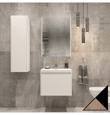 Мебель для ванной комнаты Velvex Klaufs 60.1Y черная, шатанэ, подвесная