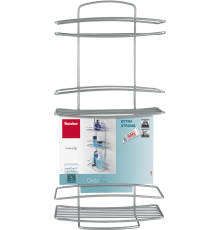 Полка Metaltex Onda 46.00.33 3-ярусная, серебро