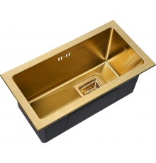 Дополнительная мойка Zorg Inox PVD SZR-2344 bronze