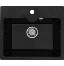 Мойка кухонная Practik PR-M 490-004 черный оникс