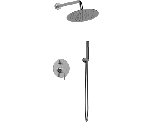Душевой комплект Raiber Graceful RP-005 С ВНУТРЕННЕЙ ЧАСТЬЮ, хром
