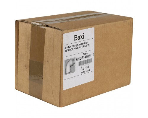 Отвод BAXI KHG (New) 90 для труб с изоляцией Ду 80 KHG71410511- (KHG71410511-)