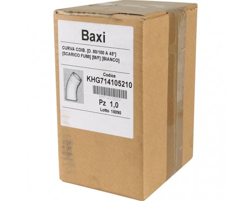 Отвод BAXI KHG (New) 45 для труб с изоляцией Ду 80 KHG71410521- (KHG71410521-)